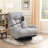 Isabelle & Max Upholstered Manual Swivel Rocker Recliner with Phone Holder-695474642