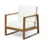 Chaises de salle à manger d'extérieur en bois pour la cour, le patio-806639746-806639748