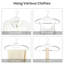 Cintre standard en plastique anti-dérapant Nikhol pour costume / manteau / robe / chandail (lot de 50)-692498328