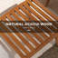 Chaises de patio blanc crème avec coussin, salle à manger d'extérieur 4 pièces, siège en bois, lattes et chaise 4 pièces, tabouret de coussin de siège, dossier, utilisation