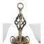 Laticia 2 Light Double Wall Light Scone with Alabaster Glass Shade-1614346434