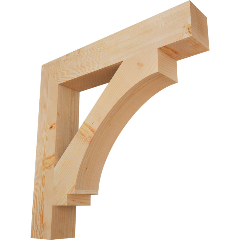 Support lisse bloc 5 1/2 "x P 36" x H 36 ", sapin Douglas, Douglas (lisse), H 36 po x l 6 po x P 36 po