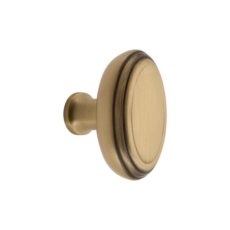 Anneau Oval Knob, Vintage Brass