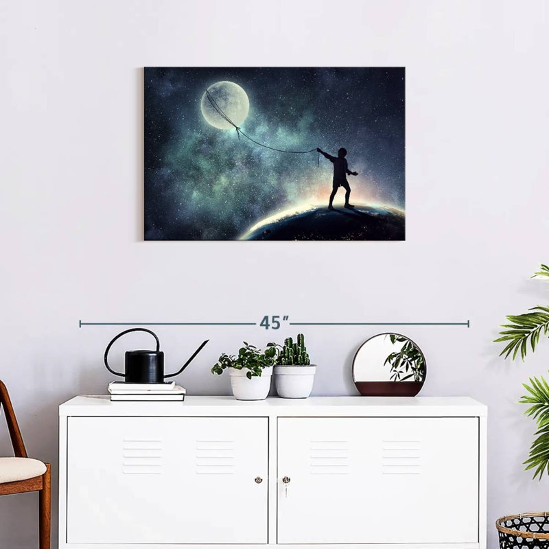 Oberle Catch The Moon, 20" H x 30" W
