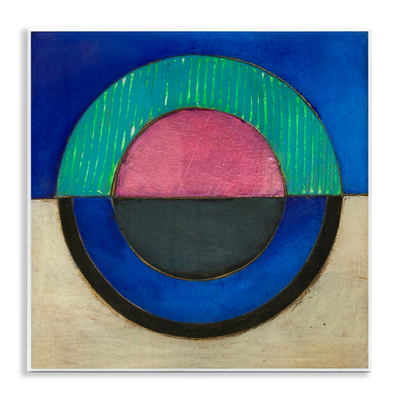 Plaque murale bleue délavée, par Matthew Finger