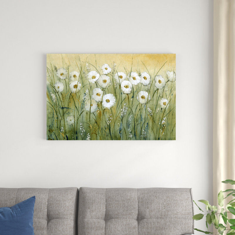 " Daisy Spring I " by Timothy O' Toole Painting Print, 24" H x 36" W x 1.25" D