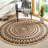 Desjardins Natural Fiber Hand Woven Jute Southwestern Rug-806991641
