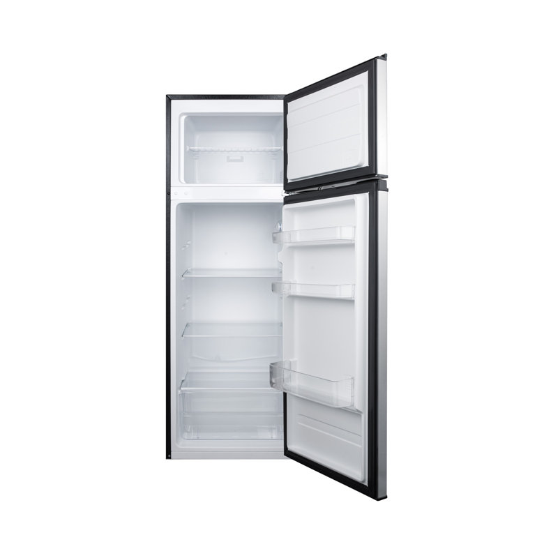 Summit 22" Stainless Steel Top Mount Refrigerator-Freezer