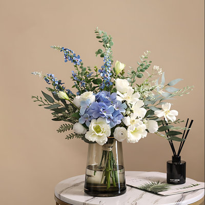 Fabric Mixed Assortment Arrangement in Vase
