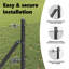 50 cm H x 1000 cm W Steel Fencing Kits Fencing