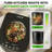 NutriChef 4 Quart Electric Kitchen Composter | Smart Countertop Composter Includes 2 Odorless Carbon Filters | Electric Compost Bin for Indoor Use | 3 Volume Based Modes Small, Medium & Large | Gray-124930024