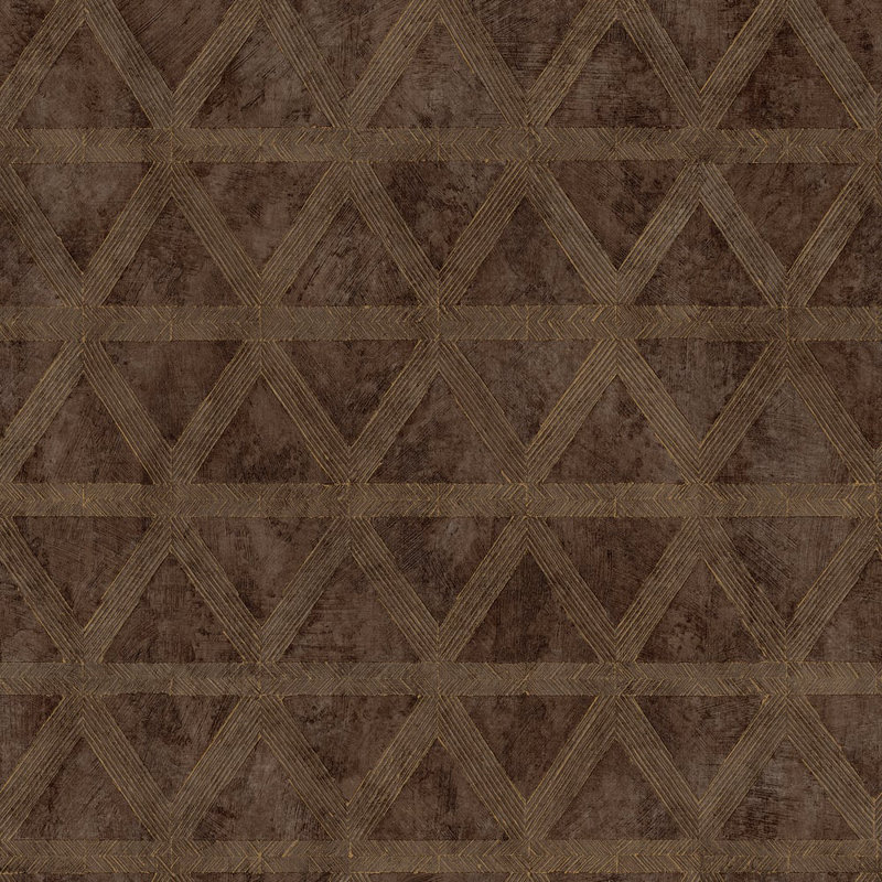 Utopia Collection Tri Prism Effect Wallpaper Roll, Bronze