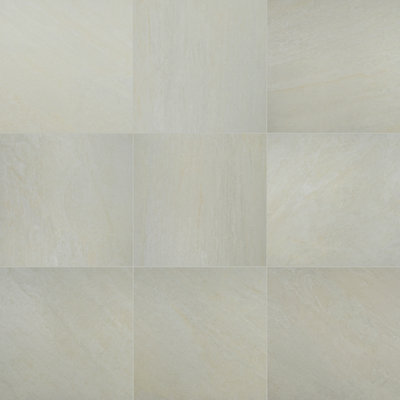 Lucenta Snow 24 in. x 24 in. x 0.78 in. Matte Porcelain Stone Look Paver (8 sq. ft./unit, 2 Pieces)