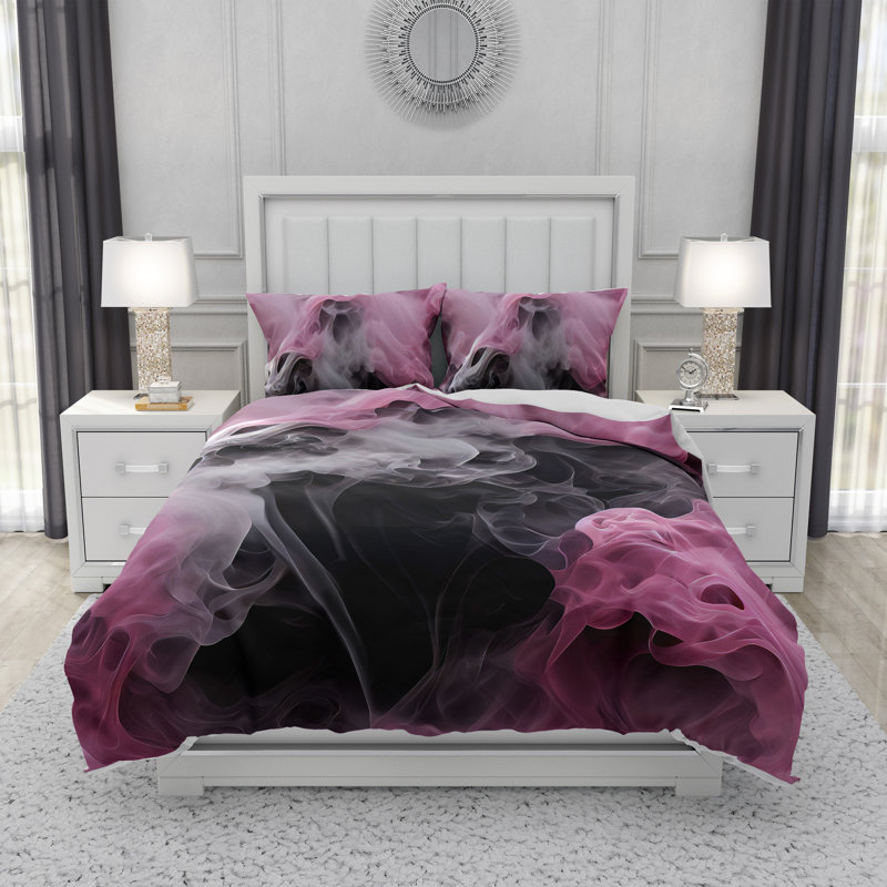 Abstract Duvet Cover, King Duvet Cover + 2 King Shams