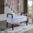 Polyester Blend Upholstered Storage Bench-94246067-93760658