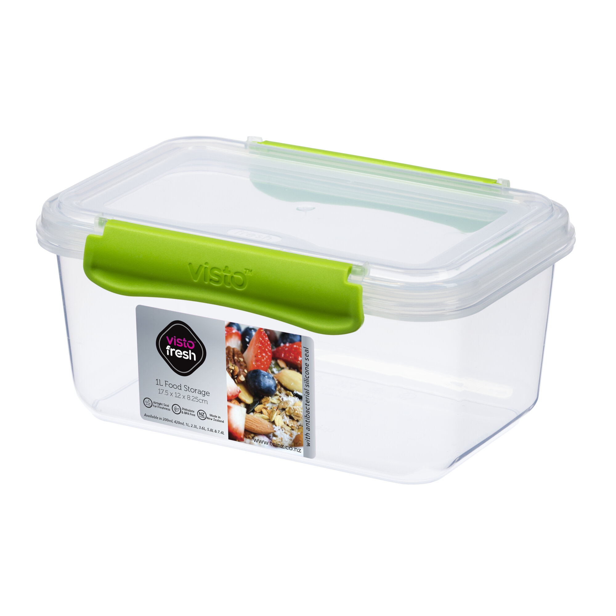 Sistema 28-Piece Food Storage Container Set - Green