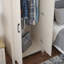 Limestone 2 Door Manufactured Wood Wardrobe-795297338