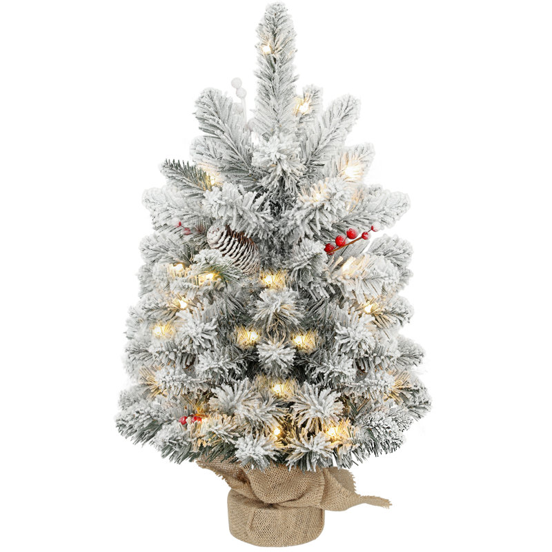 1.97' H Lighted Artificial Christmas Tree
