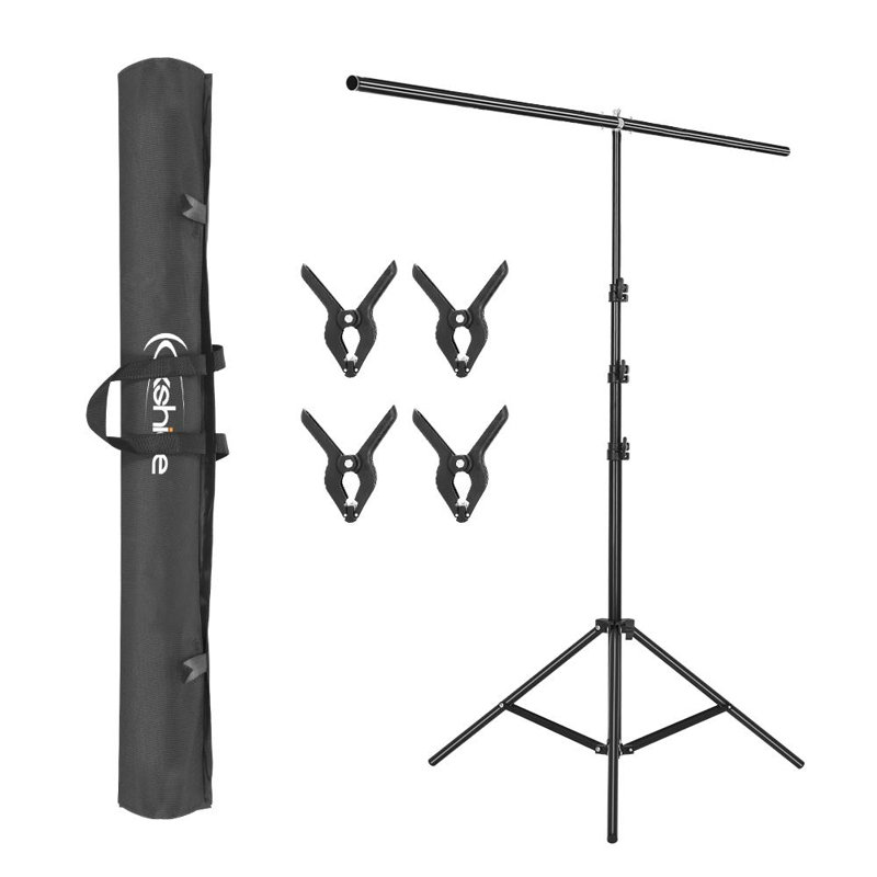 Ensemble de support de fond en forme de T en forme de T