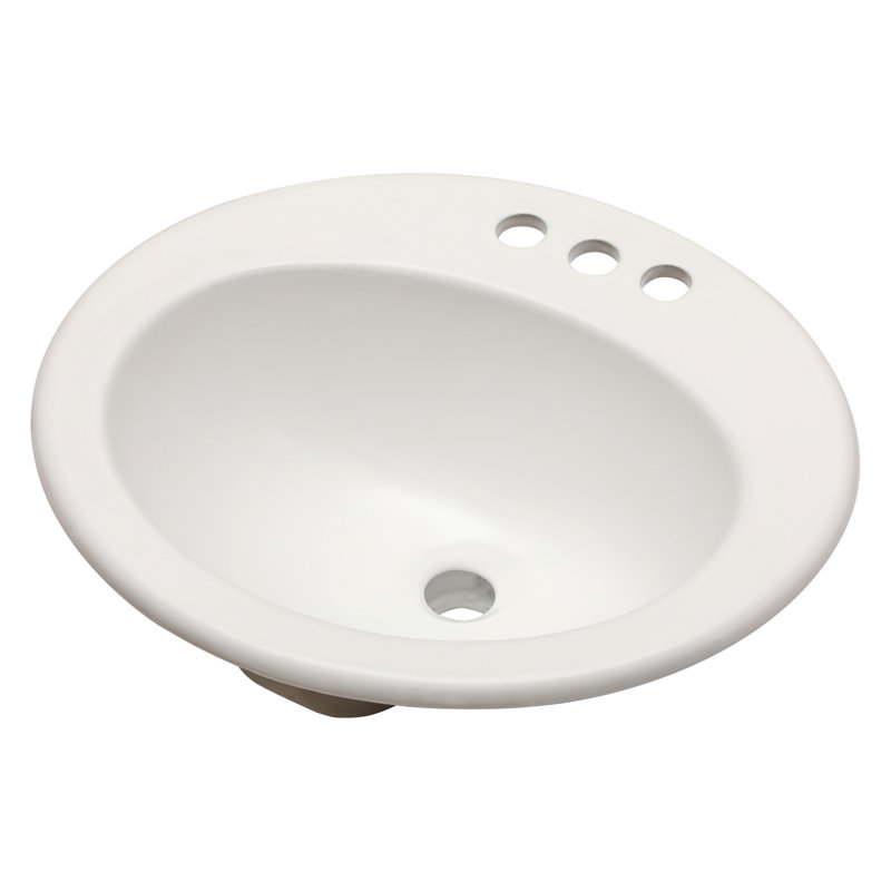 20X18 White Ceramic Undermount Bathroom Sink Oval - Modern, Stain , Fits Various Locations 20"X18" Modern Look, Resistance, For