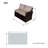Outdoor Brown Steel Wicker 3 - Seat Sofa & Loveseat & Single Sofa