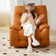Fauteuil inclinable confortable et réglable en bois massif