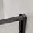 38-42" Wide X 71" High Pivot Framed Shower Door With Rain-Patterned Clear Glass