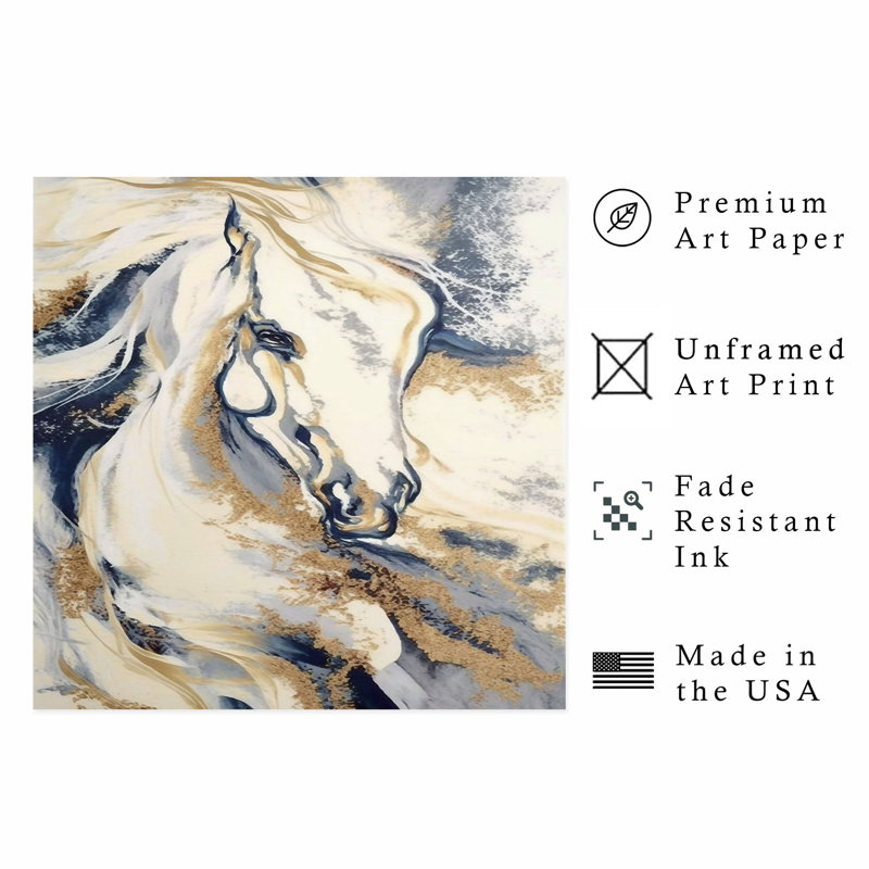 Reproduction d'art moderne sans cadre, animaux, H 28 po x l 28 po