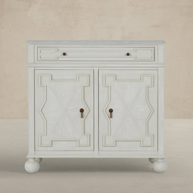 Ezekiel 2 - Door Accent Cabinet, Cerused Ash