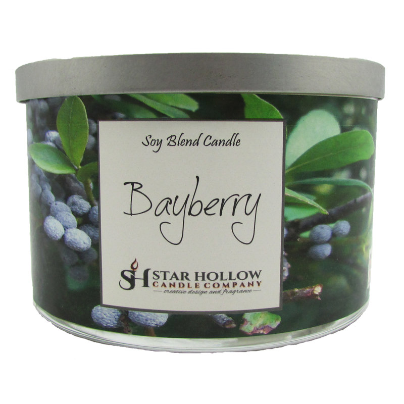 Bayberry Scented Jar Candle, 2.75" H x 4.25" W x 4.25" D
