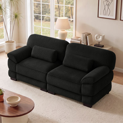 76.4'' Corduroy Loveseat