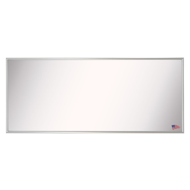 Derosier Metal Flat Mirror, 33.62" x 72.62"