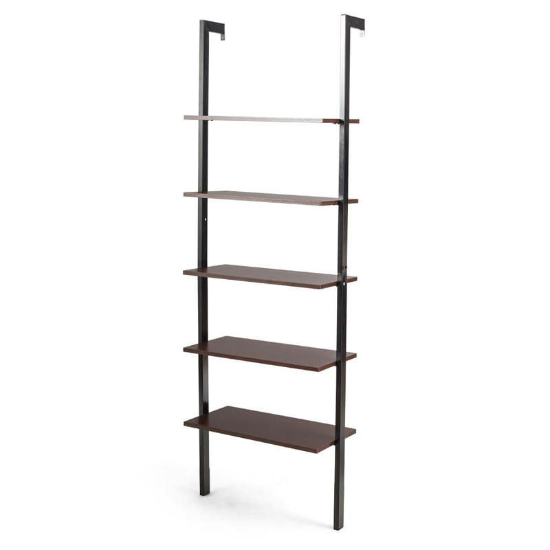 Bontang Ladder Bookcase, Brown/Black