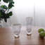 VERRE Ensemble de 4 verres sans pied tout usage avec rebord doré Audrey (transparent et doré)