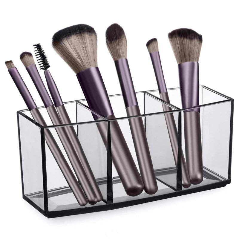Organisateur de maquillage en plastique Khurum, Mauve