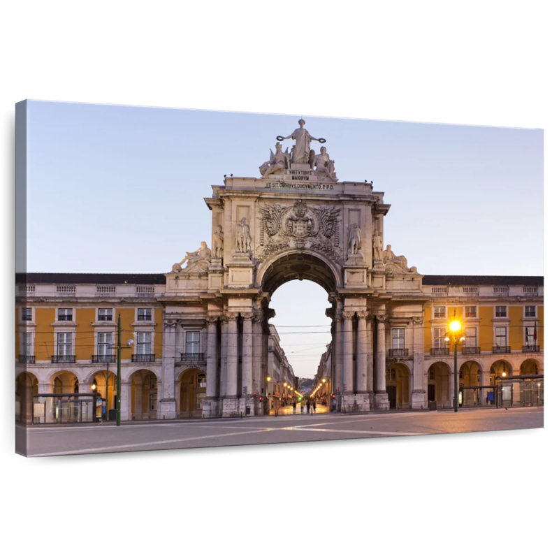 Nicci Praca De Comercio Lisbon, 32" H x 48" W