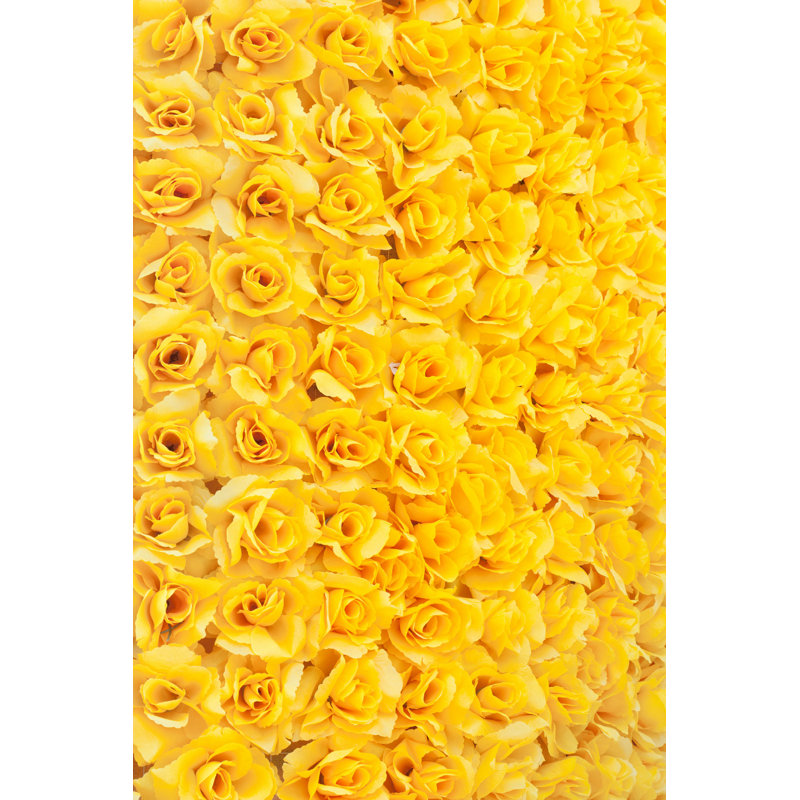 " Yellow Rose Background " by Meccasky, 32" W x 48" H