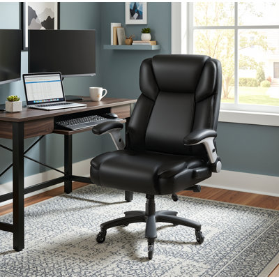 Big and Tall Office Chair with Flip-up & Adjustable Arms
