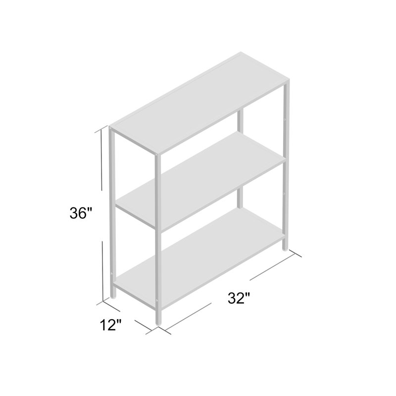 32'' W Steel Height -Adjustable Storage Rack