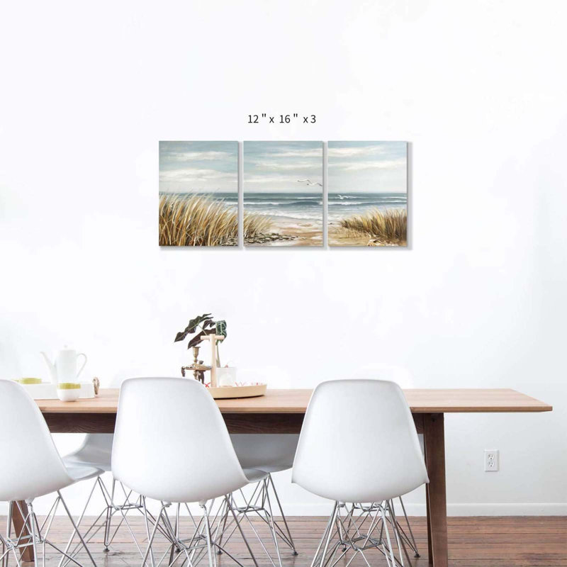3 Piece Wrapped Canvas Wall Art