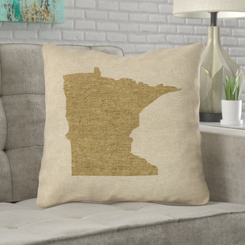 Coussin décoratif toile du minnesota Katelyn Smith, 14 po x 14 po