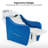 Shampoo Barber Backwash Chair Extended, Ceramic Shampoo Bowl Sink Chair-1339522124
