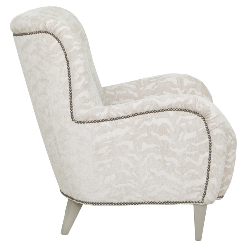 Melrose Wingback Chair, Walnut, 9930 Driftwood