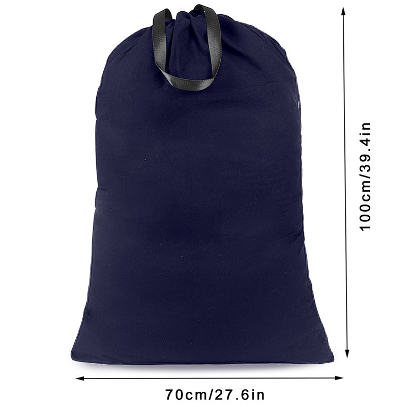 Sac à linge en tissu, Bleu marine