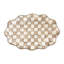 Mocha Check Ceramic Serving Platter-1307120358