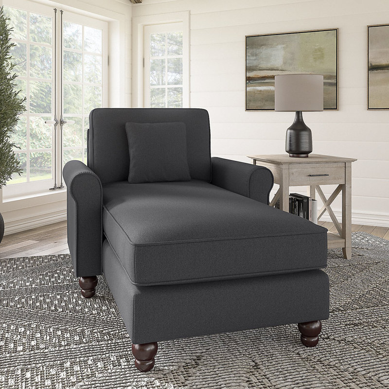 Chaise longue Adetutu, Gris anthracite