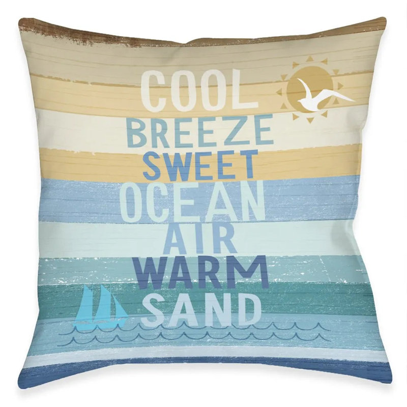 Coussin décoratif d'intérieur Ocean Air
