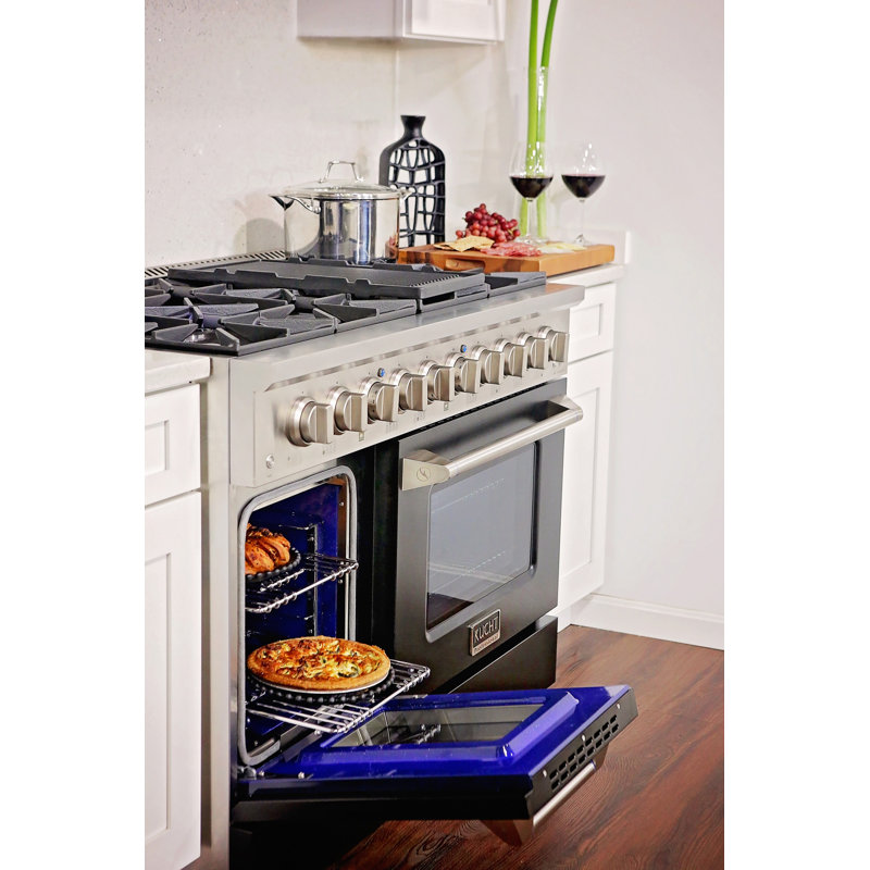 48" 6.7 Cu. ft Freestanding Gas, Liquid Propane, Stainless Steel
