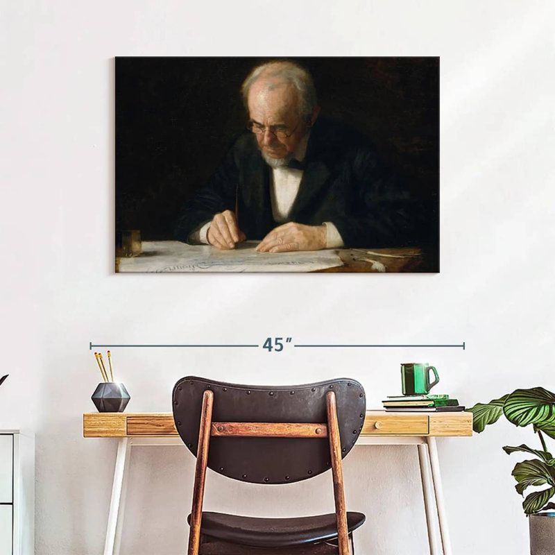 Senne The Writing Master, 26" H x 39" W