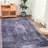 6X9 Area Rug, Washable, Non-Slip Backing, Stain For Living Room, Bedroom, Kitchen, Dining Room - Superior Performance Rug Anthracite, Machine Low-Pile, Classic Style-2005198640